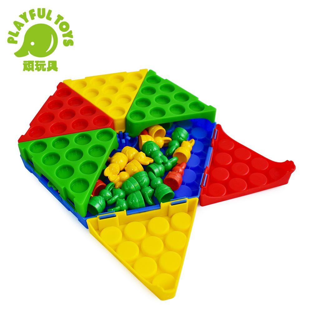 Playful Toys 頑玩具 收納式跳棋 (台灣製造 益智桌遊 親子玩具 棋盤玩具 親子遊戲)