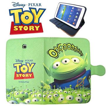 Disney 迪士尼 SAMSUNG Tab3 7吋 三眼怪支架書本式皮套