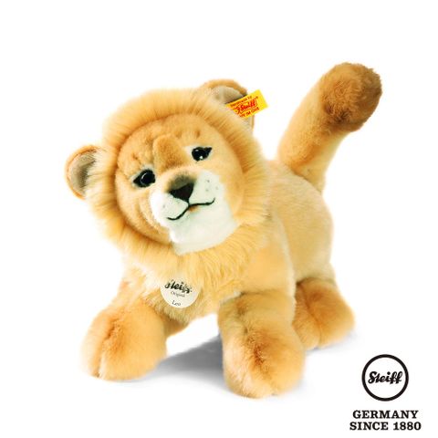 Baby Lion 獅子寶寶 STEIFF德國金耳釦泰迪熊 - Leo baby dangling lion  (動物王國_黃標)