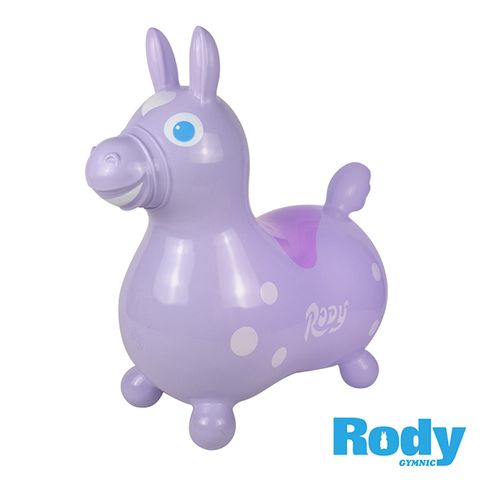 RODY -粉紫色附打氣筒(義大利原裝進口~寶寶騎乘玩具)