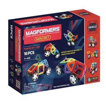 【Magformers 磁性建構片】迷你車16pcs ACT05911