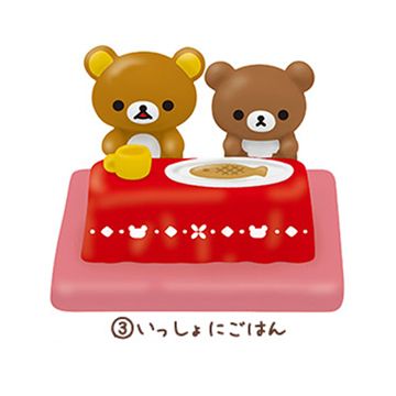 San-X 拉拉熊友情萬歲系列盒玩。懶熊與蜂蜜小熊