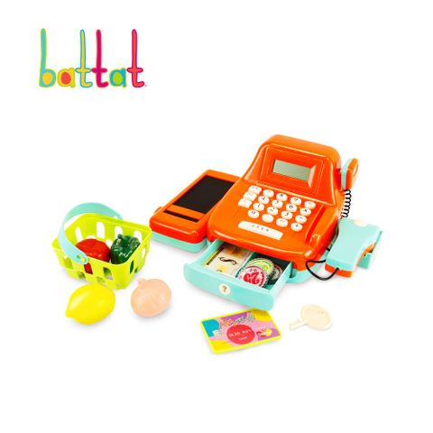 B.Toys 【battat】露卡電子收銀機(南瓜)