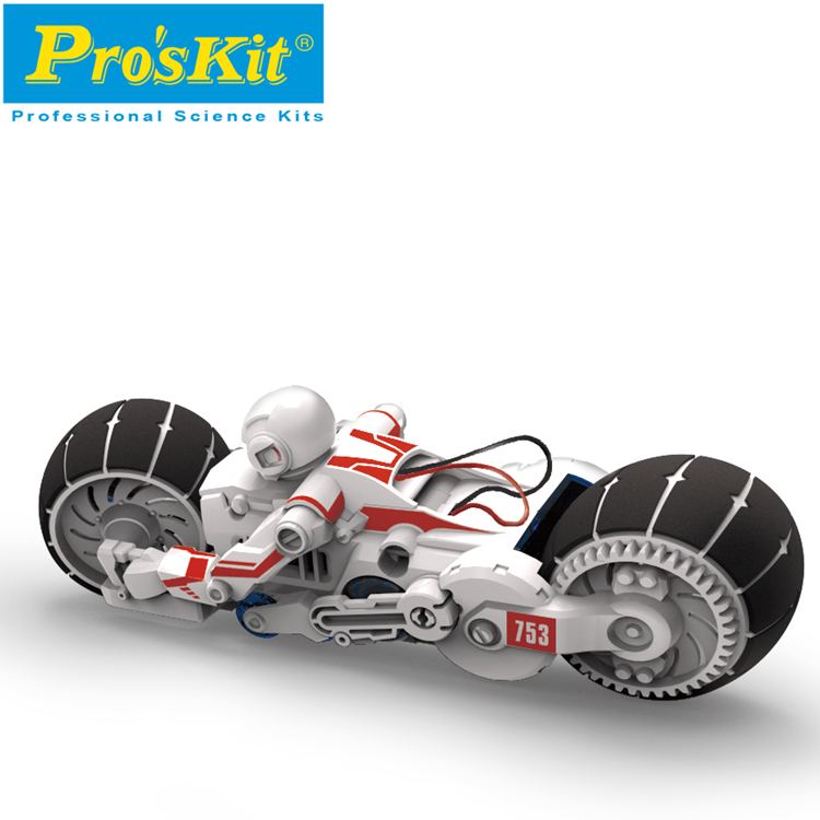 ProsKit 寶工 台灣Proskit科學玩具鹽水燃料電池引擎動力SALT WATER MOTORCYCLE KIT巡戈重型機車GE-753(鹽與鎂的氧化還原反應/毛隙現象)