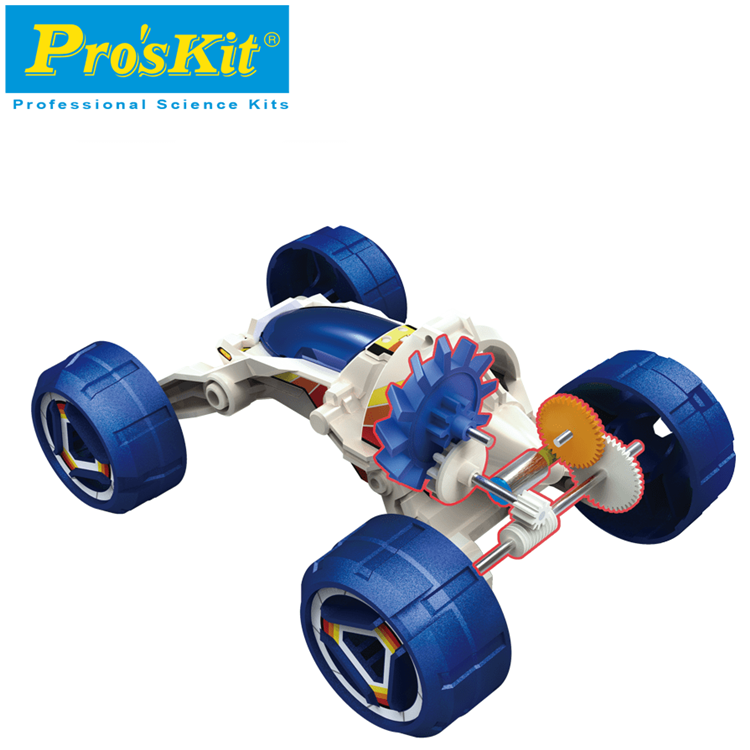 ProsKit 寶工 台灣Proskit科學玩具 鹽水動力越野車GE-754 全地形車SALT WATER FUEL CELL BAJA RUNNER