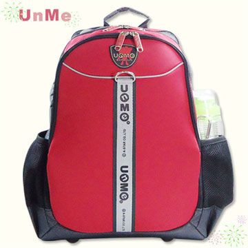 【UnMe】高年級多功能後背書包／紅色
