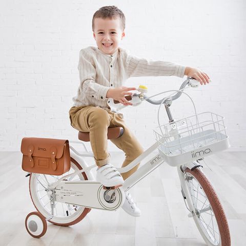 日本iimo兒童腳踏車16吋-時尚白