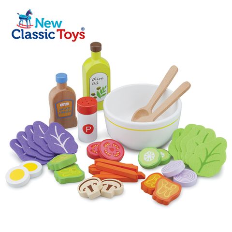 【荷蘭New Classic Toys】蔬食沙拉組合 - 10592