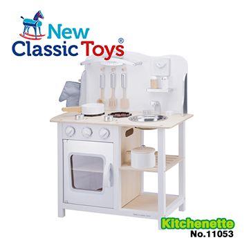 New Classic Toys 【荷蘭】優雅小主廚木製廚房玩具含配件9件- 11053