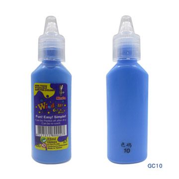 BabyTiger 虎兒寶 【愛玩色創意館】MIT 兒童無毒彩繪玻璃貼-彩膠筆 22 ML -色號 10 單支