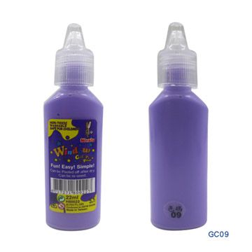 BabyTiger 虎兒寶 【愛玩色創意館】MIT 兒童無毒彩繪玻璃貼-彩膠筆 22 ML -色號 9 單支