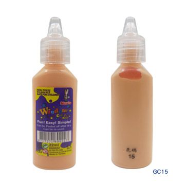 BabyTiger 虎兒寶 【愛玩色創意館】 MIT 兒童無毒彩繪玻璃貼-彩膠筆 22 ML -色號 15 單支