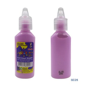 BabyTiger 虎兒寶 【愛玩色創意館】 MIT 兒童無毒彩繪玻璃貼-彩膠筆 22 ML - 色號 26 單支