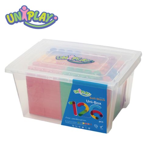 UNiPLAY抗菌軟積木 – 軟積木收納組 126入
