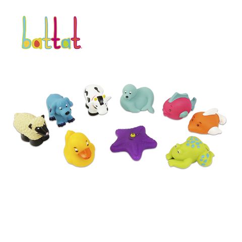 B.Toys battat 洗澡玩具-海星與朋友們(9pcs)
