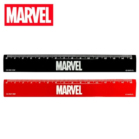 Marvel 漫威 【日本正版】英雄 直尺 15cm 塑膠尺  567396 567402