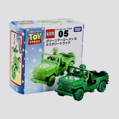 【TAKARA TOMY】TOMICA 玩具總動員合金小車（綠色小兵&軍事車款）