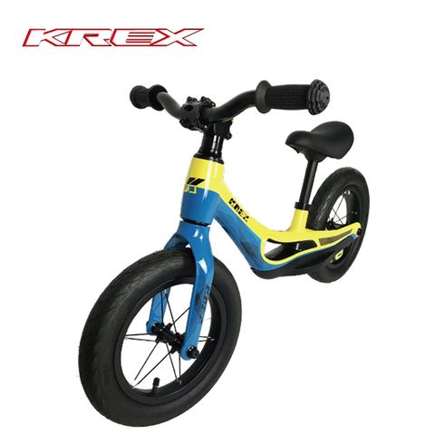 KREX 鋁鎂合金兒童滑步車 - 黃藍色