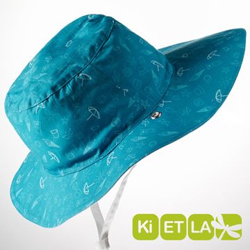 法國KiETLA-Kapel凱貝拉幼兒遮陽帽(蔚藍海灘)