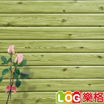 LOG 樂格 3D立體木紋 兒童防撞牆貼 -秋香綠 X5入 (60x70x厚0.6cm) (防撞壁貼/防撞墊)