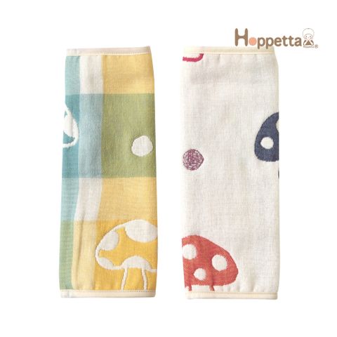 Hoppetta 六層紗繽紛蘑菇背巾口水巾