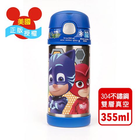 THERMOS 膳魔師 【美國】小小蒙面俠 迪士尼不鏽鋼吸管水壺355ML