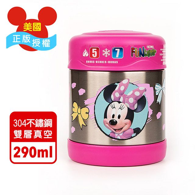 THERMOS 膳魔師 【美國】米妮 迪士尼不鏽鋼悶燒罐290ML