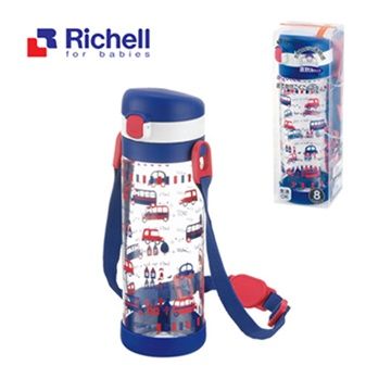 【Richell 利其爾】第四代LC 450ml 直飲式冷水壺【附背帶】- 貝克街