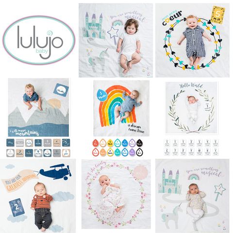 【lulujo】BABY FIRST YEART 包巾卡片禮盒組(多款任選)