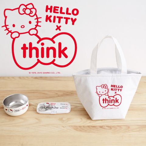 Hello kitty × thinkbaby 聯名餐具組