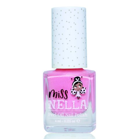 英國 Miss NELLA 兒童水性可撕式安全指甲油 - 閃閃臉頰粉 (MN05)