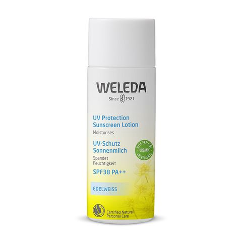 WELEDA 薇蕾德 雪絨花輕透物理性防曬乳SPF38 PA ++ 50ml