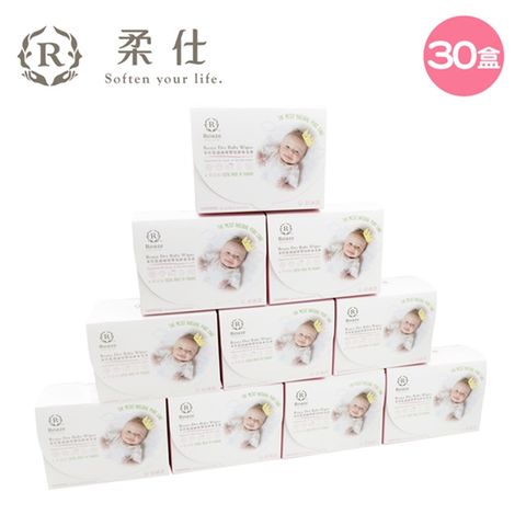 Schick 舒適 【Babytiger虎兒寶】Roaze 柔仕 MIT乾濕兩用布巾 - 款 (160片 / 30盒)