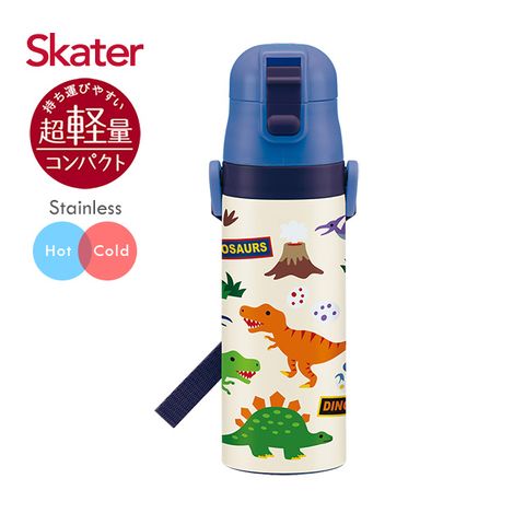 Skater不鏽鋼直飲保溫水壺(470ml)恐龍