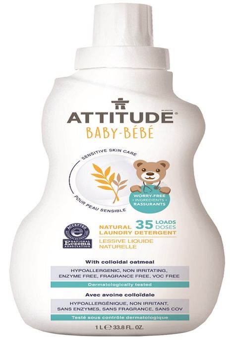 ATTITUDE 艾特優 加拿大寶寶敏感肌膚洗衣精 (無香精) A60203