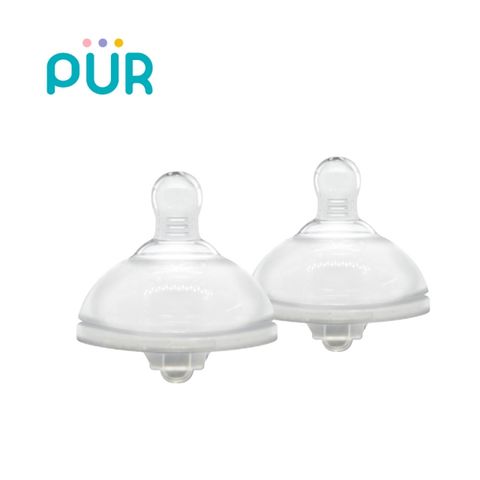 PUR Advanced Pro-flo防脹氣寬口奶嘴2入(三種尺寸)