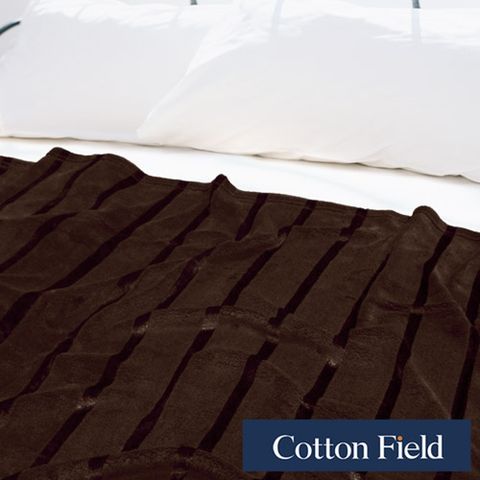 棉花田【晶彩】超細纖維超柔亮絲隨意毯-晶亮咖(130x170cm)