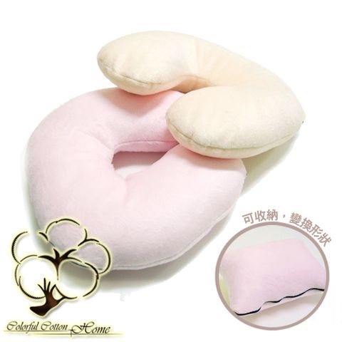 【采棉居寢飾文化館】粉彩顆粒護頸枕(2色選)