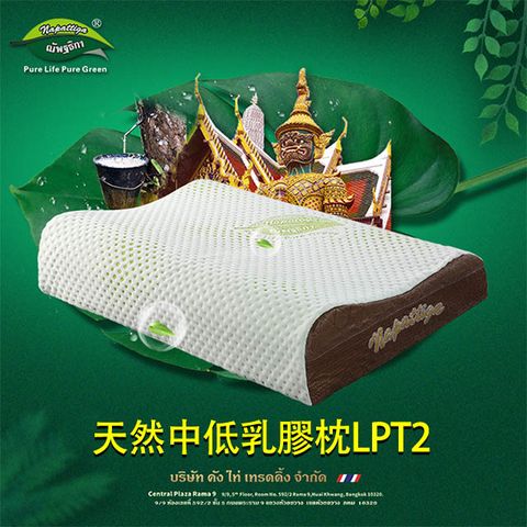 獨家代理㊣Napattiga Latex娜帕蒂卡泰國皇家Royal天然中低乳膠枕LPT2