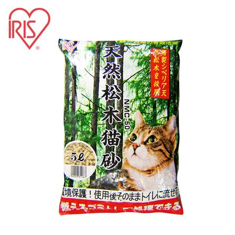 【3包組】IRIS 天然松木木屑砂5L