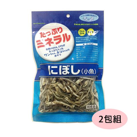 【2包組】日本藍海犬貓用零食小魚乾100g