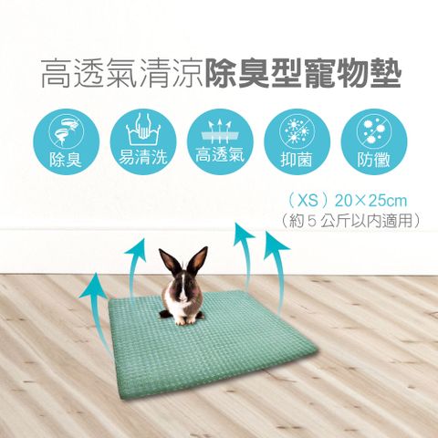 【綠能環控清淨網】長效可水洗★除臭寵物墊 (XS)