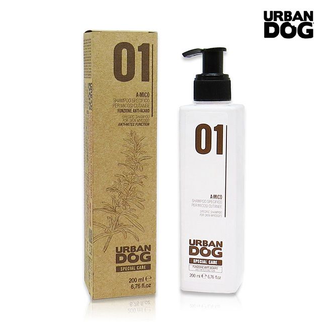  URBANDOG 城市系列 01抗黴菌除蟎特效沐浴乳 200ml 犬適用 除螨