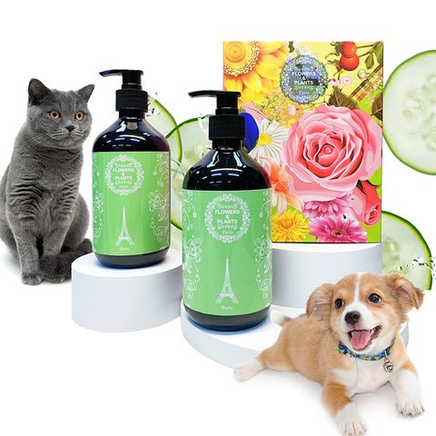 【愛戀花草】茉莉花精油-絲滑柔順寵物沐浴乳 1000ML