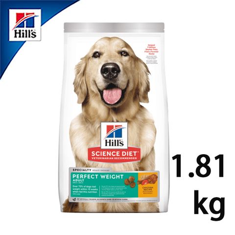 【希爾思Hills】成犬 完美體重配方 雞肉特調食譜 1.81kg/4lb 2972