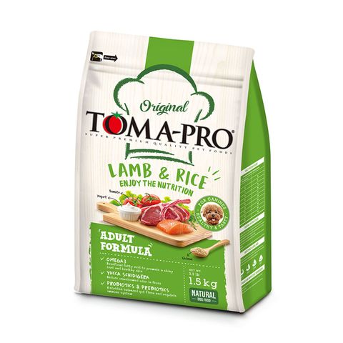 TOMA-PRO 優格 成犬毛髮柔亮羊肉+米小顆粒飼料 / 乾糧-3公斤