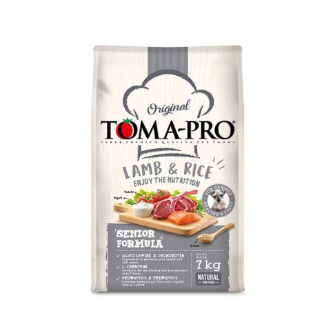 TOMA-PRO 優格 高齡犬高纖低脂羊肉配方飼料 / 乾糧-7公斤