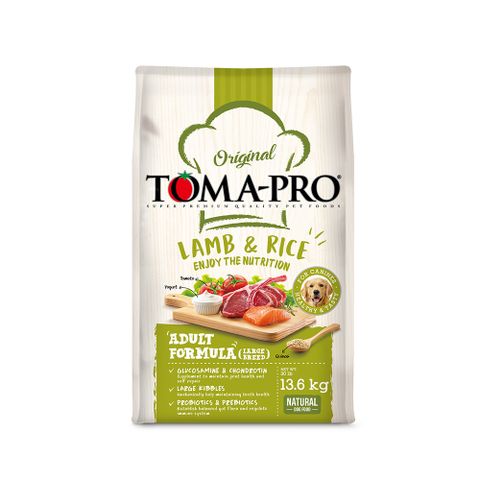 TOMA-PRO 優格 成犬骨關節強化羊肉+米大顆粒飼料 / 乾糧-13.6公斤