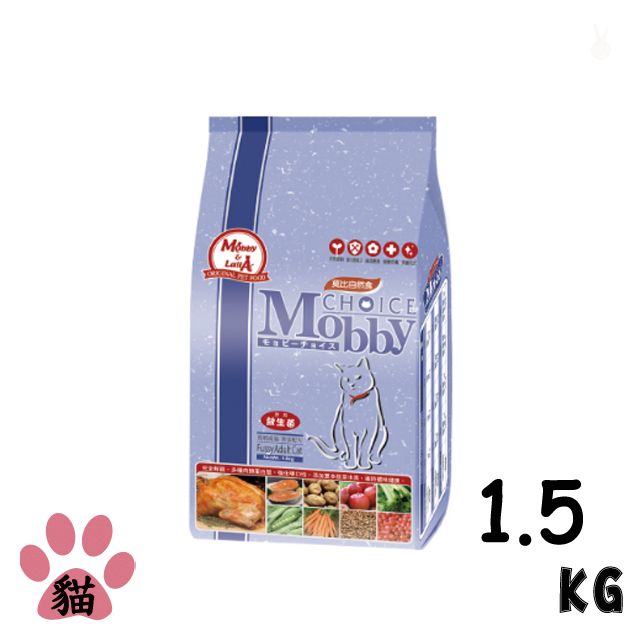 Mobby 莫比 挑嘴貓-雞肉+米1.5kg