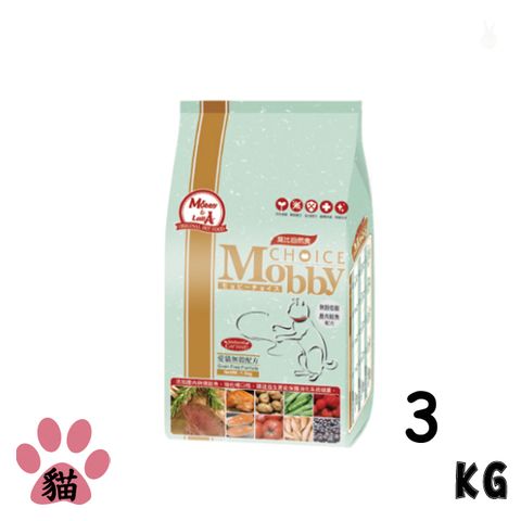 【Mobby莫比】愛貓無穀配方鹿肉鮭魚 3kg